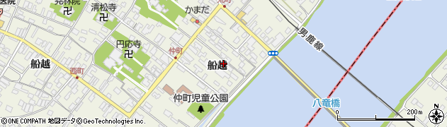 秋田県男鹿市船越船越24周辺の地図