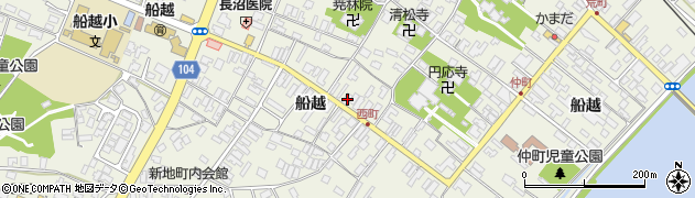 秋田県男鹿市船越船越231周辺の地図