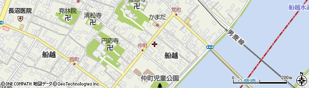 秋田県男鹿市船越船越26周辺の地図