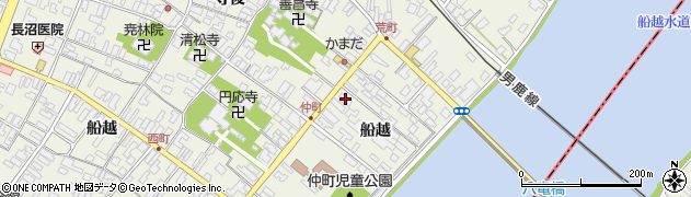 秋田県男鹿市船越船越25周辺の地図