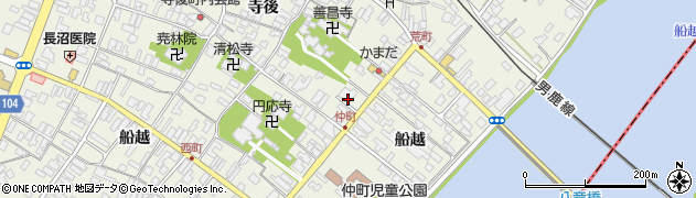秋田県男鹿市船越船越285周辺の地図