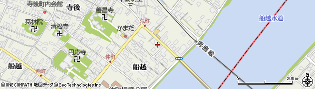 秋田県男鹿市船越船越3周辺の地図