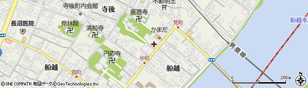 秋田県男鹿市船越船越292周辺の地図