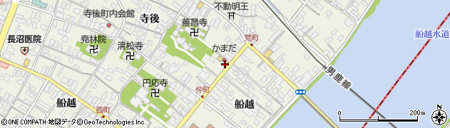 秋田県男鹿市船越船越296周辺の地図