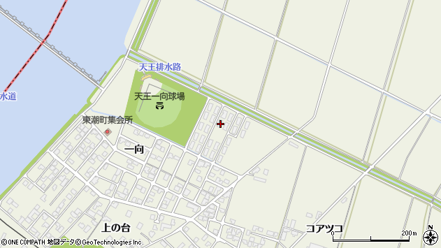 〒010-0201 秋田県潟上市天王（その他）の地図