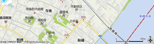秋田県男鹿市船越船越303周辺の地図