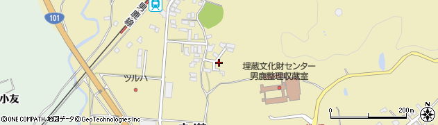秋田県男鹿市船川港比詰才ノ神59周辺の地図