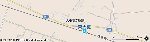 岩手県八幡平市大更（第７地割）周辺の地図