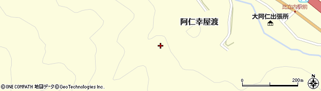 秋田県北秋田市阿仁幸屋渡周辺の地図