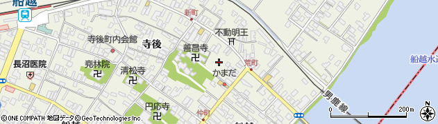 秋田県男鹿市船越船越304周辺の地図