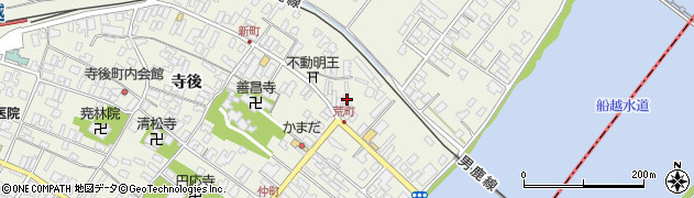 秋田県男鹿市船越船越384周辺の地図