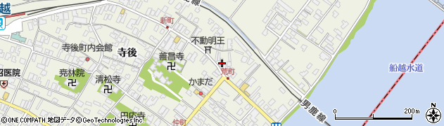 秋田県男鹿市船越船越380周辺の地図
