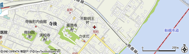 秋田県男鹿市船越船越381周辺の地図