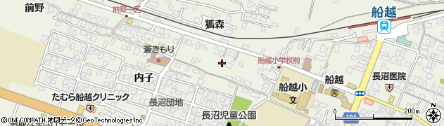 秋田県男鹿市船越狐森138周辺の地図
