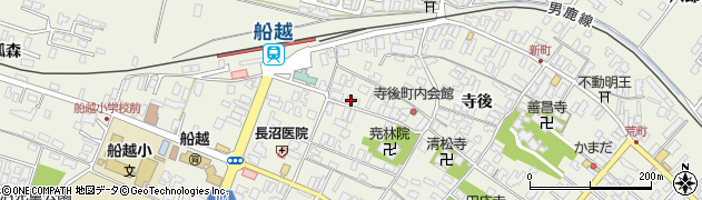 秋田県男鹿市船越狐森25周辺の地図