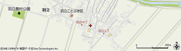 秋田県潟上市天王羽立67周辺の地図