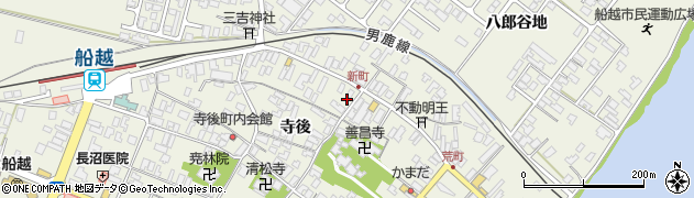秋田県男鹿市船越船越326周辺の地図