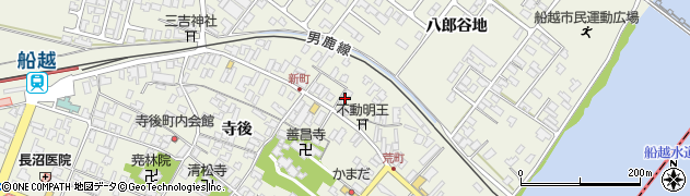 秋田県男鹿市船越船越360周辺の地図