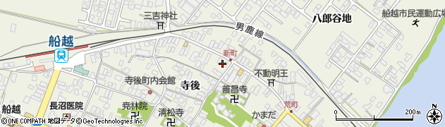 秋田県男鹿市船越船越327周辺の地図