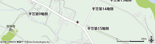 岩手県八幡平市平笠（第１５地割）周辺の地図