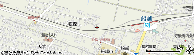 秋田県男鹿市船越狐森95周辺の地図