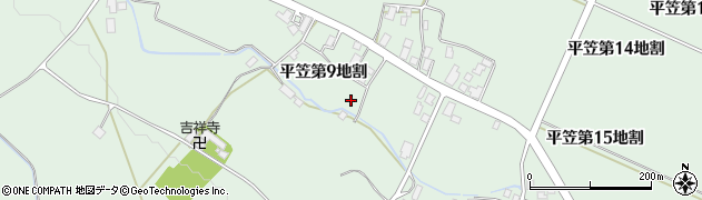岩手県八幡平市平笠（第９地割）周辺の地図