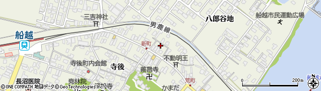 秋田県男鹿市船越船越350周辺の地図