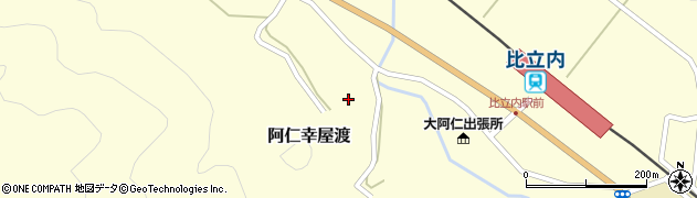秋田県北秋田市阿仁幸屋渡山根周辺の地図
