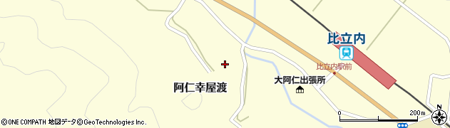 秋田県北秋田市阿仁幸屋渡（山根）周辺の地図