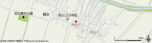 秋田県潟上市天王羽立115周辺の地図
