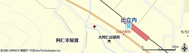 秋田県北秋田市阿仁幸屋渡山根31周辺の地図
