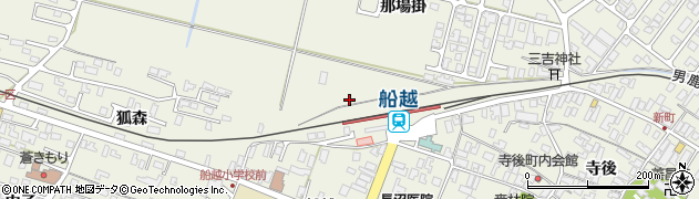 秋田県男鹿市船越那場掛34周辺の地図