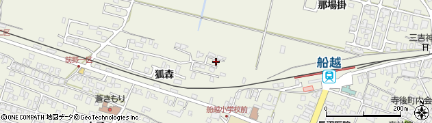 秋田県男鹿市船越狐森80周辺の地図