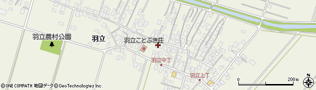 秋田県潟上市天王羽立122周辺の地図