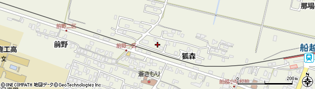秋田県男鹿市船越狐森104周辺の地図