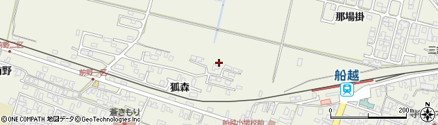 秋田県男鹿市船越狐森78周辺の地図