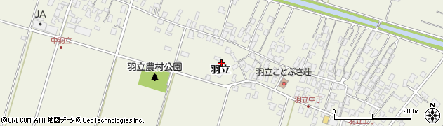 秋田県潟上市天王羽立266周辺の地図