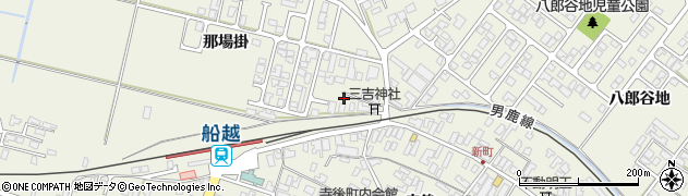秋田県男鹿市船越那場掛44周辺の地図