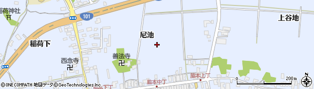 秋田県男鹿市脇本脇本周辺の地図
