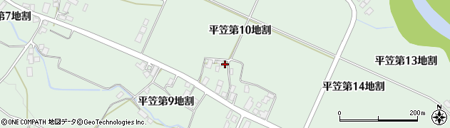 岩手県八幡平市平笠（第１４地割）周辺の地図
