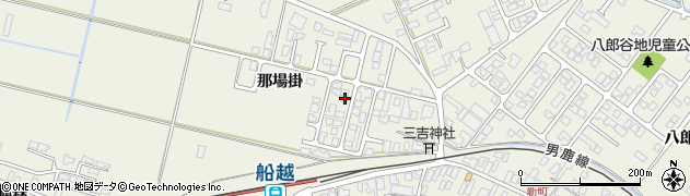 秋田県男鹿市船越那場掛101周辺の地図