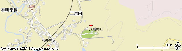 秋田県男鹿市船川港比詰二合田100周辺の地図
