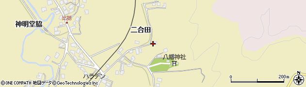 秋田県男鹿市船川港比詰二合田87周辺の地図