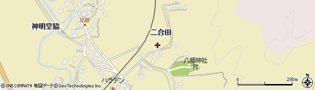 秋田県男鹿市船川港比詰二合田188周辺の地図