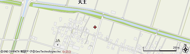 秋田県潟上市天王羽立405周辺の地図