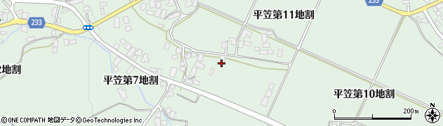 岩手県八幡平市平笠第１０地割周辺の地図