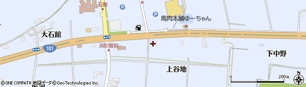 秋田県男鹿市脇本脇本（上谷地）周辺の地図