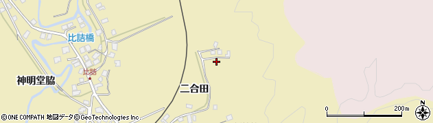 秋田県男鹿市船川港比詰二合田97周辺の地図