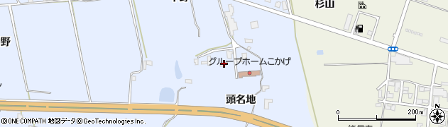秋田県男鹿市脇本脇本（頭名地）周辺の地図