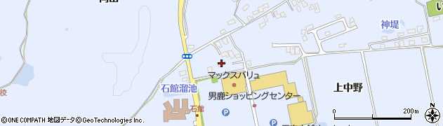 秋田県男鹿市脇本脇本（石館）周辺の地図